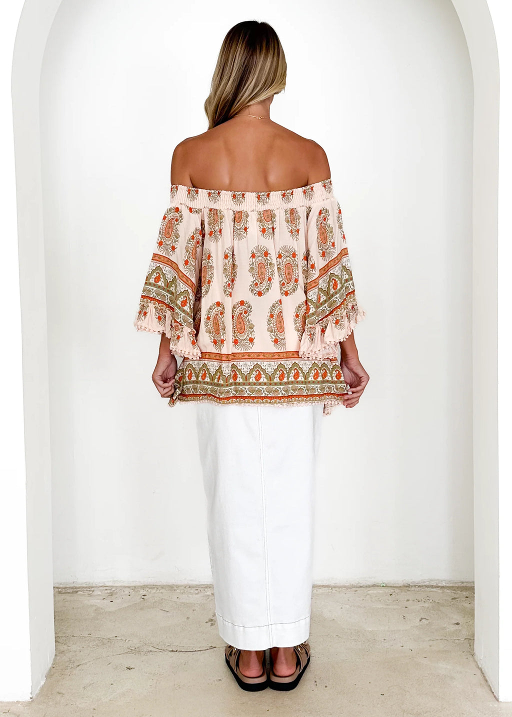 Clover Off Shoulder Top - Heirloom