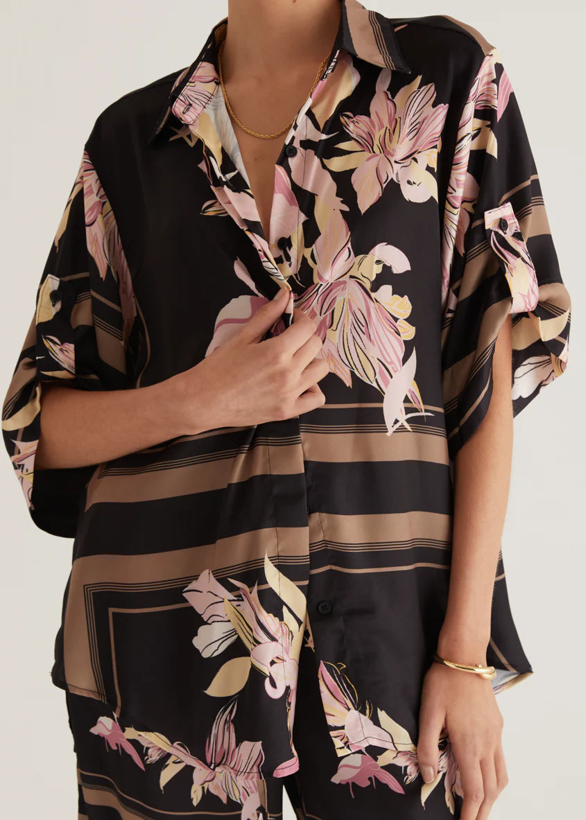 Kaycie Pants - Black Floral