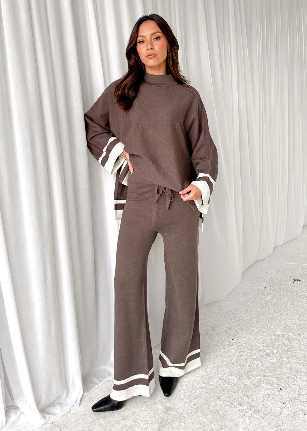 Jenner Knit Pants - Charcoal