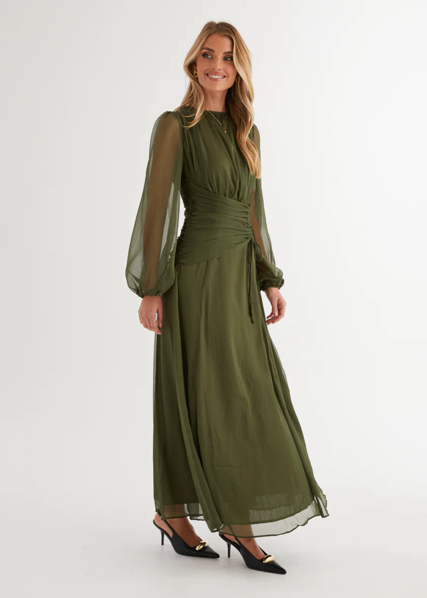 Starstruck Maxi Dress - Olive