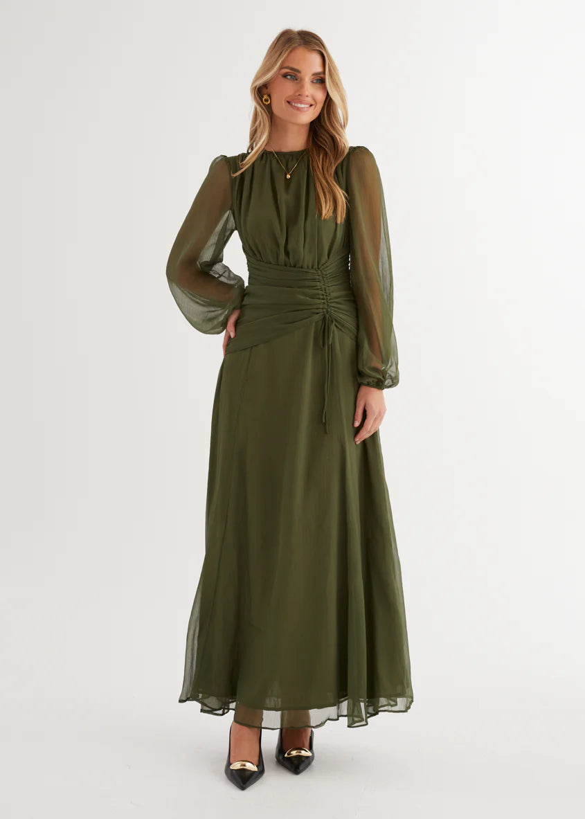 Starstruck Maxi Dress - Olive