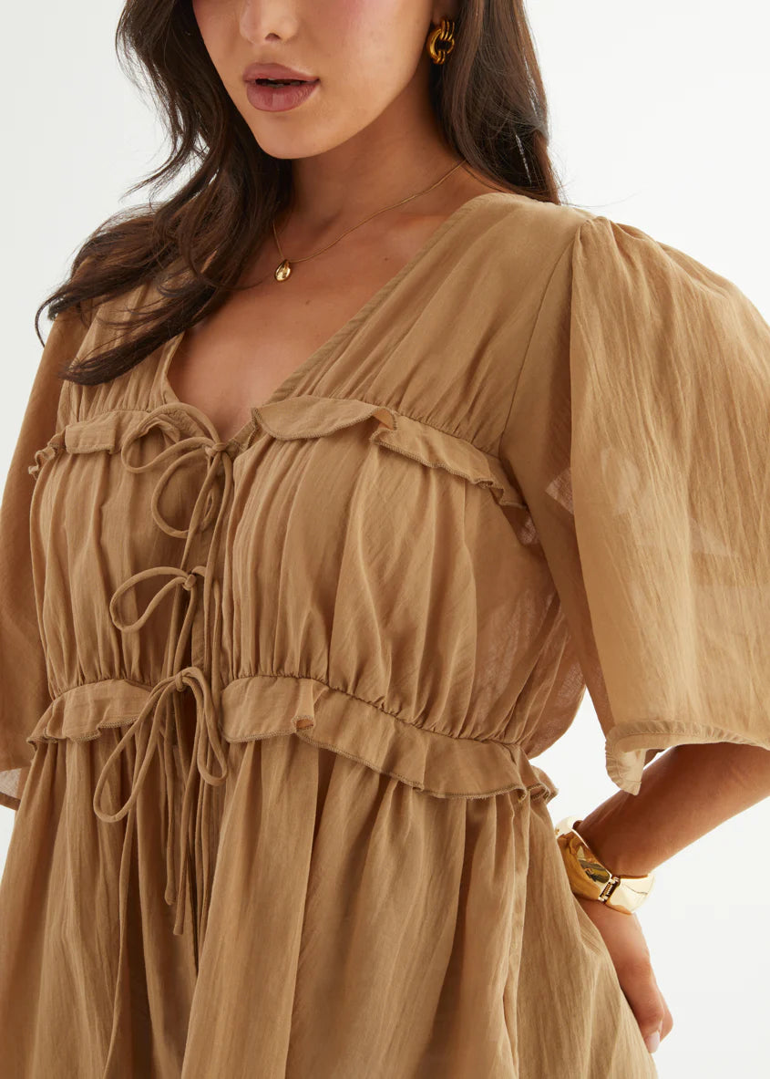 Imelda Blouse - Camel