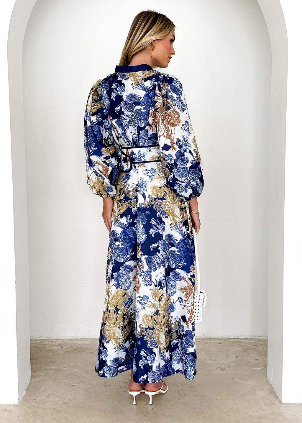 Wimsoe Midi Dress - Navy Chateau