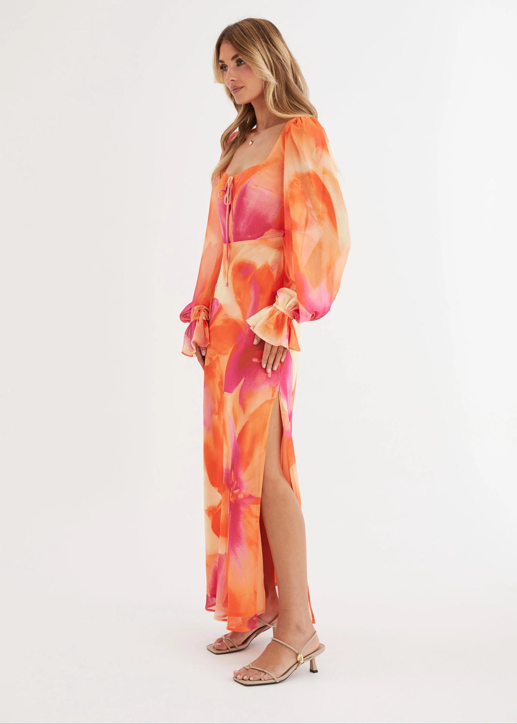 Soiree Maxi Dress - Sunset Floral