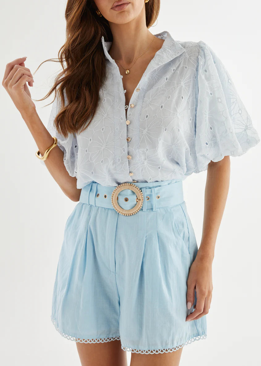 Theodora Shorts - Blue