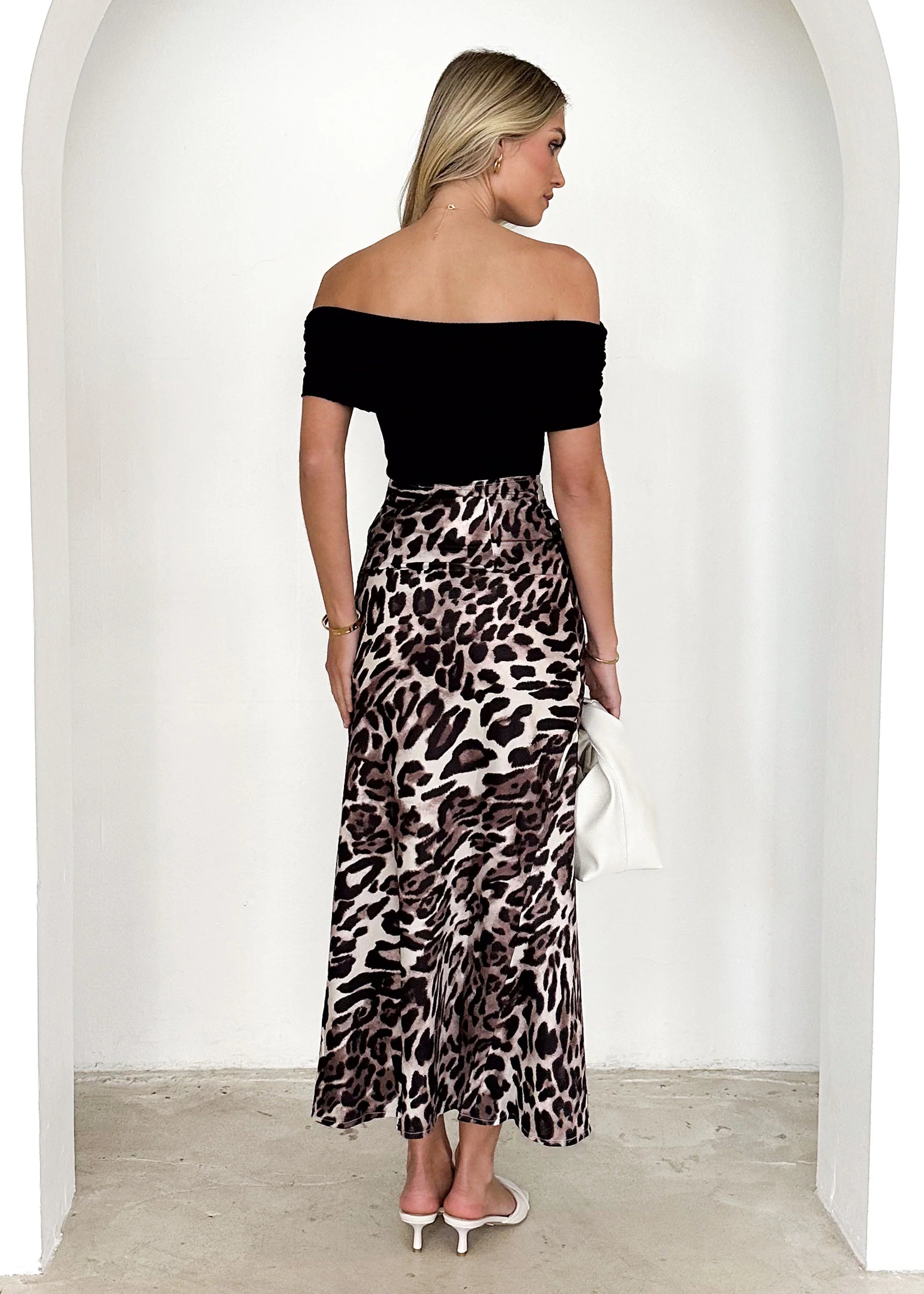 Prekto Maxi Skirt - Leopard