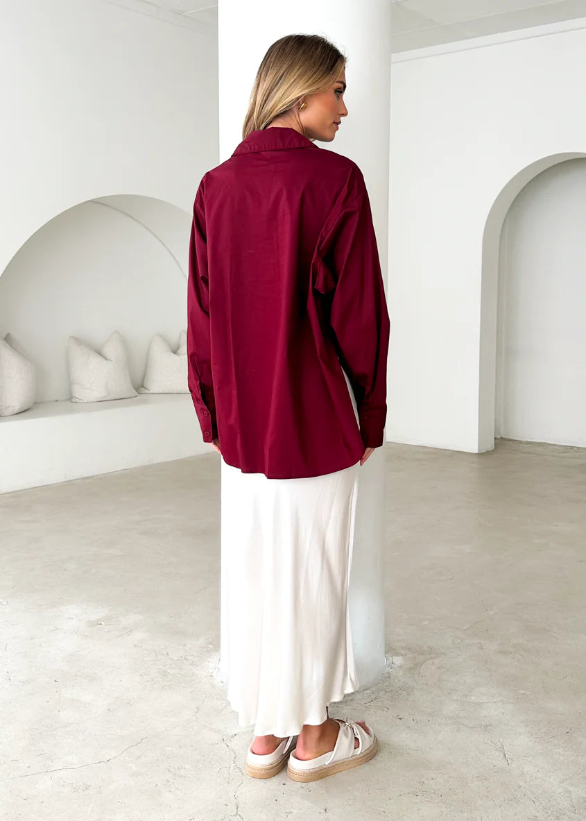 Mohito Shirt - Burgundy