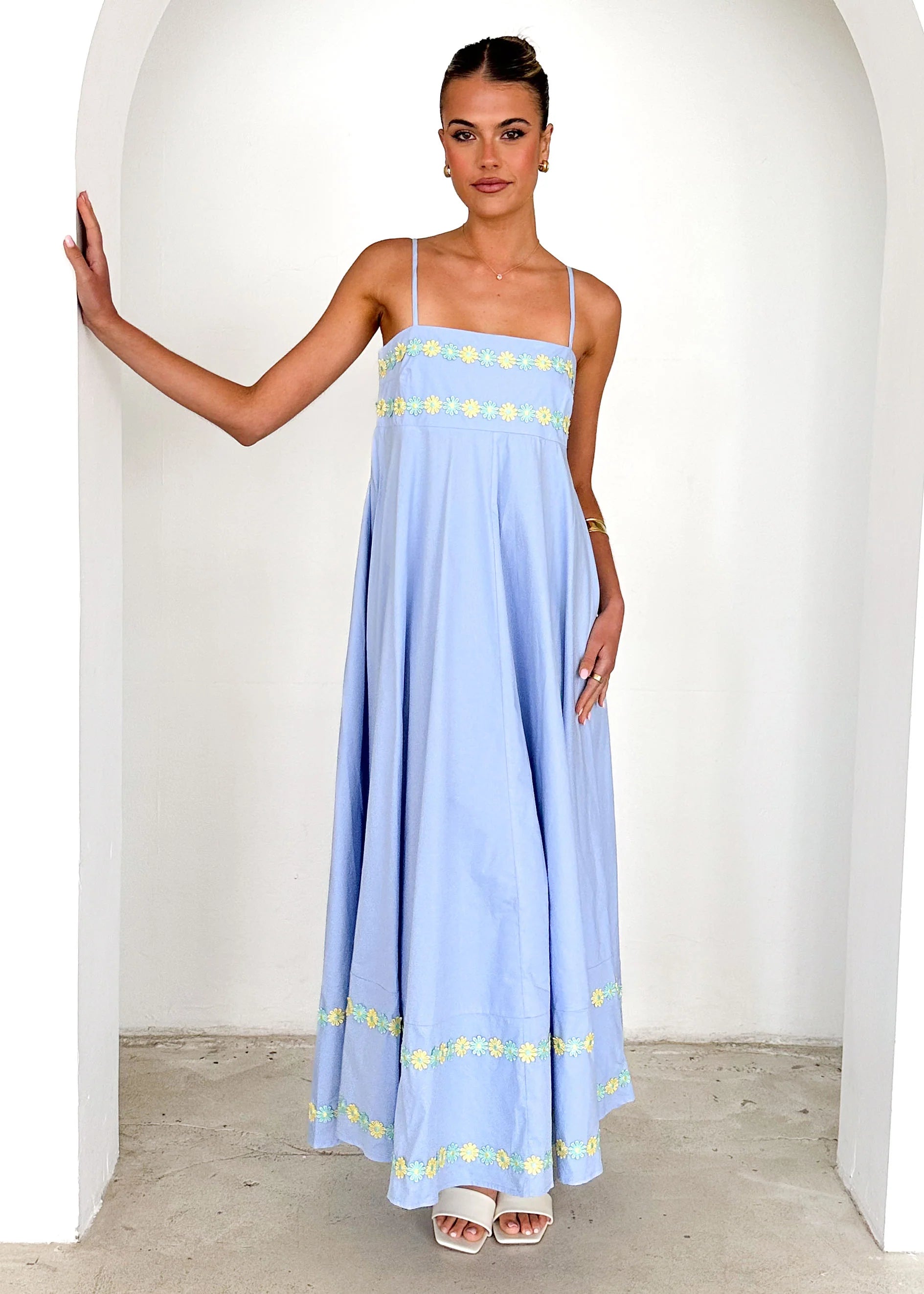 Hestia Maxi Dress - Powder Blue