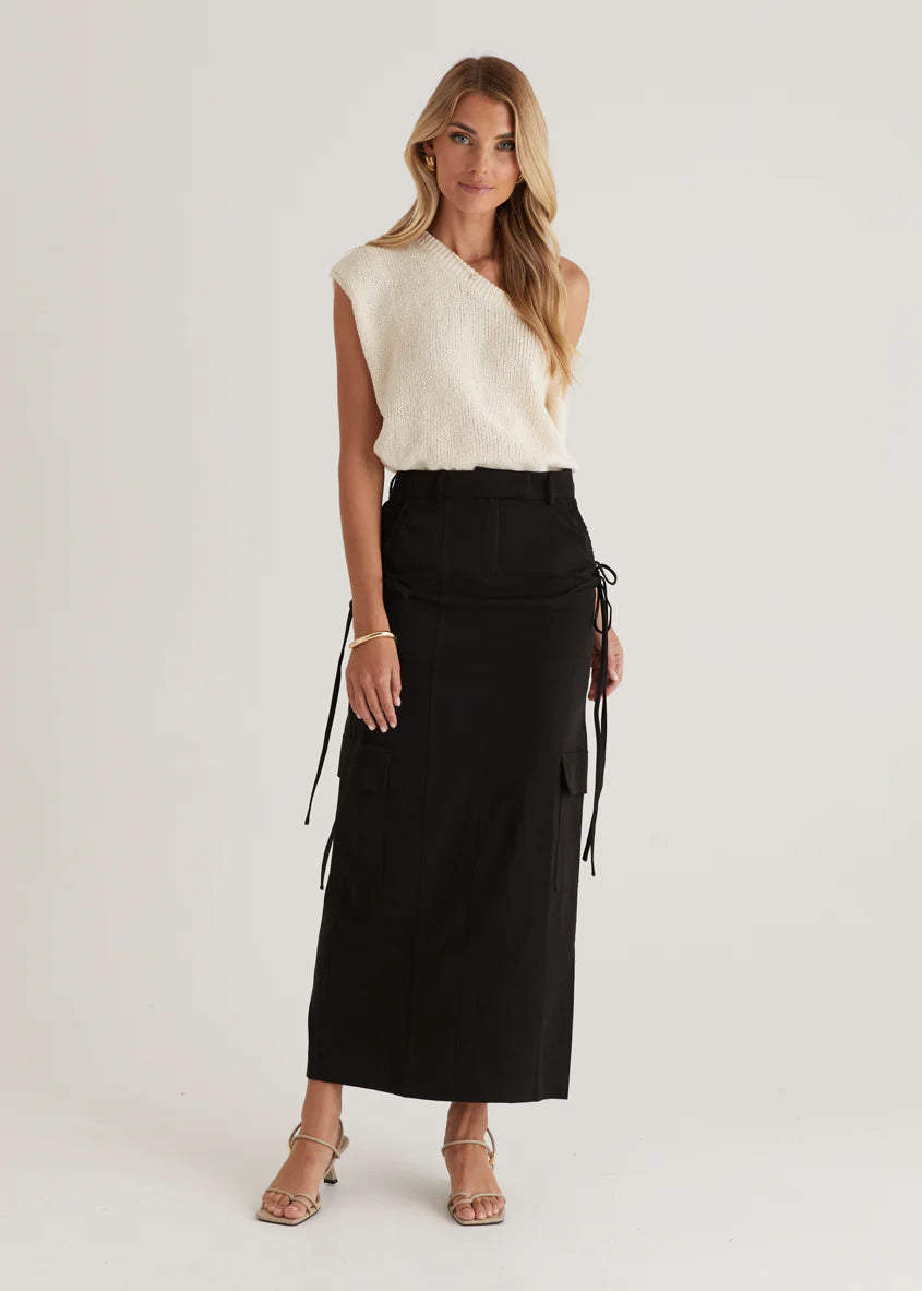 Chansa Maxi Skirt - Black