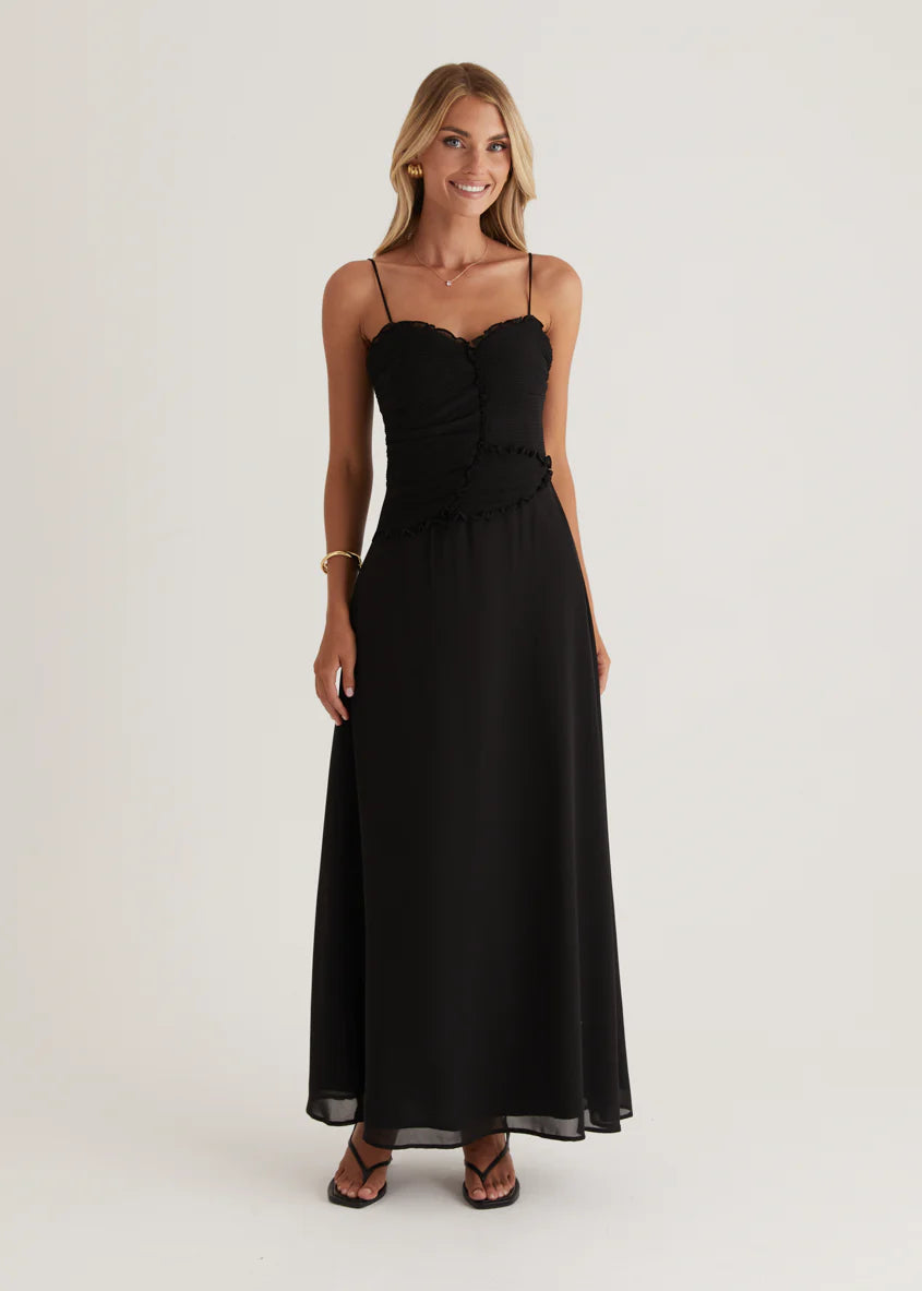 Kimmy Maxi Dress - Black