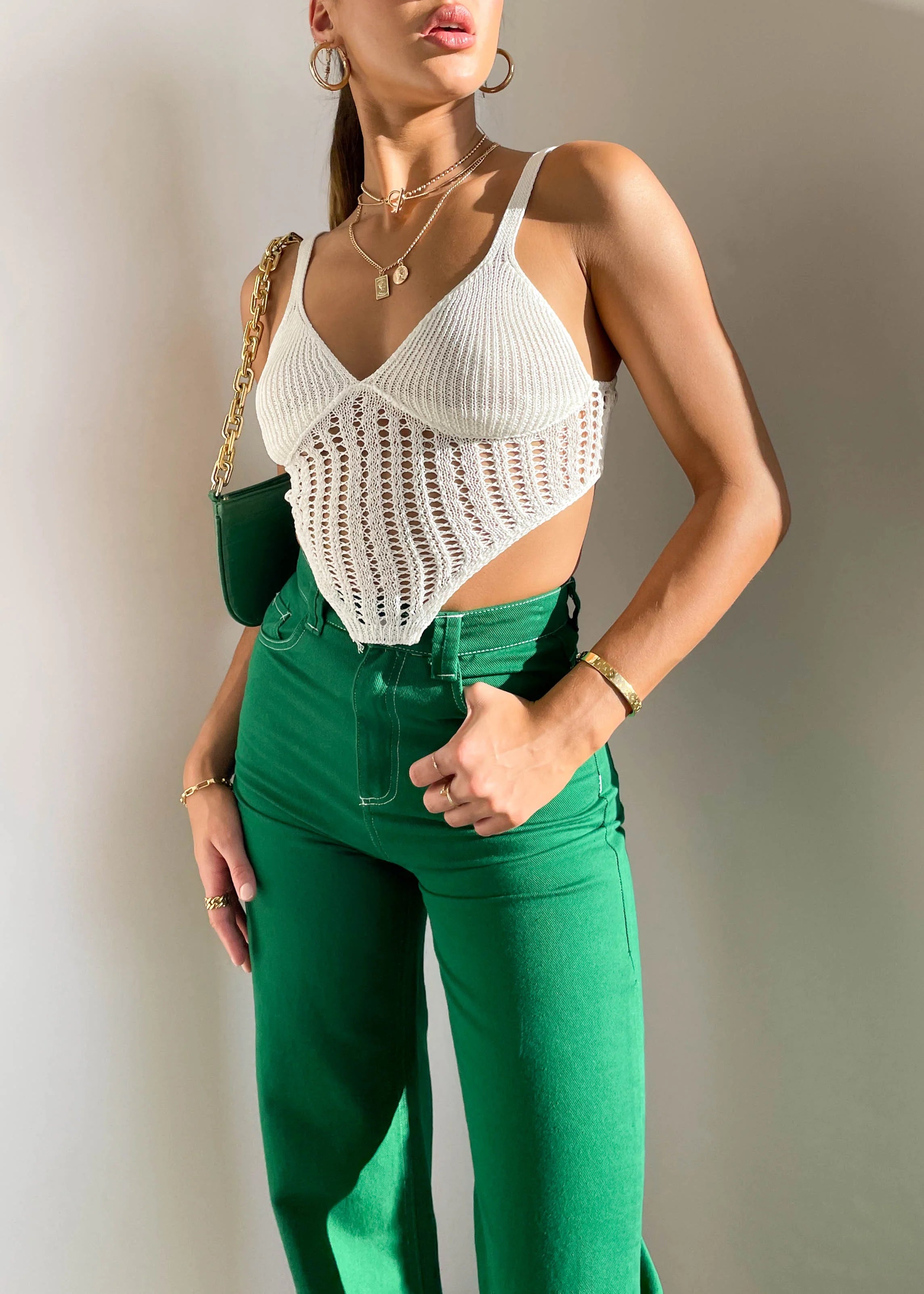 Raffah Crop - Off White