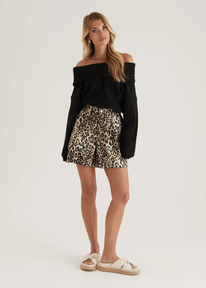 Annabelle Shorts - Leopard