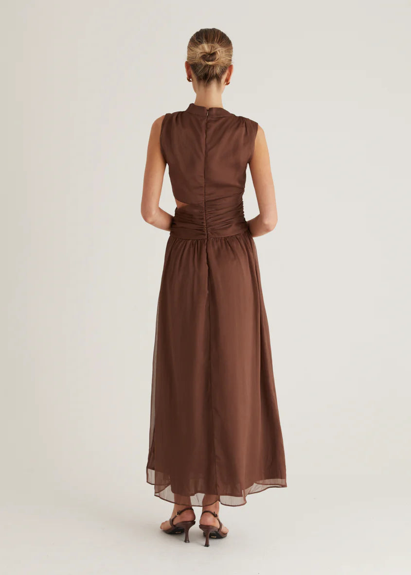Everett Maxi Dress - Chocolate