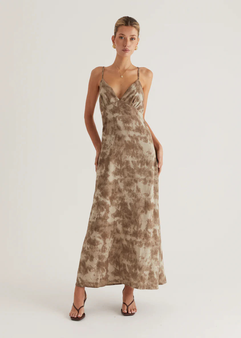 Emery Maxi Dress - Walnut