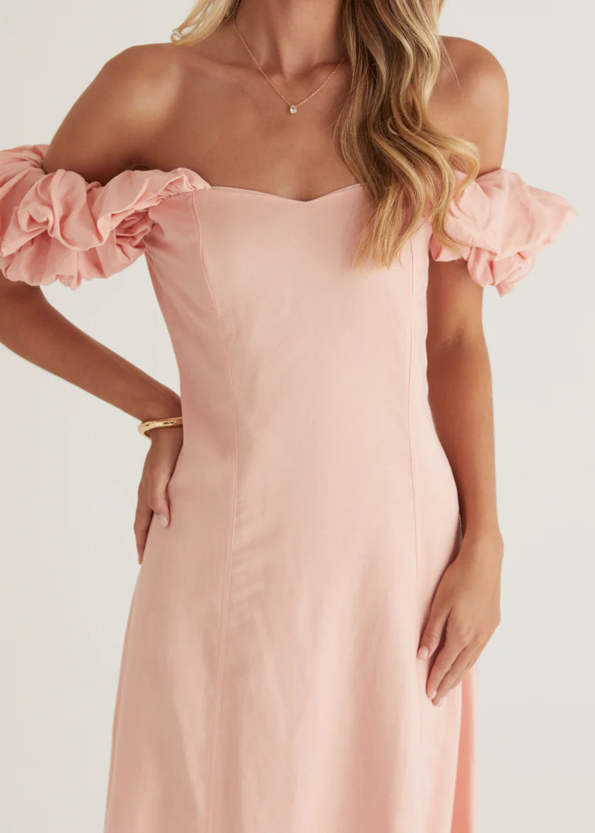 Celtic Midi Dress - Pink