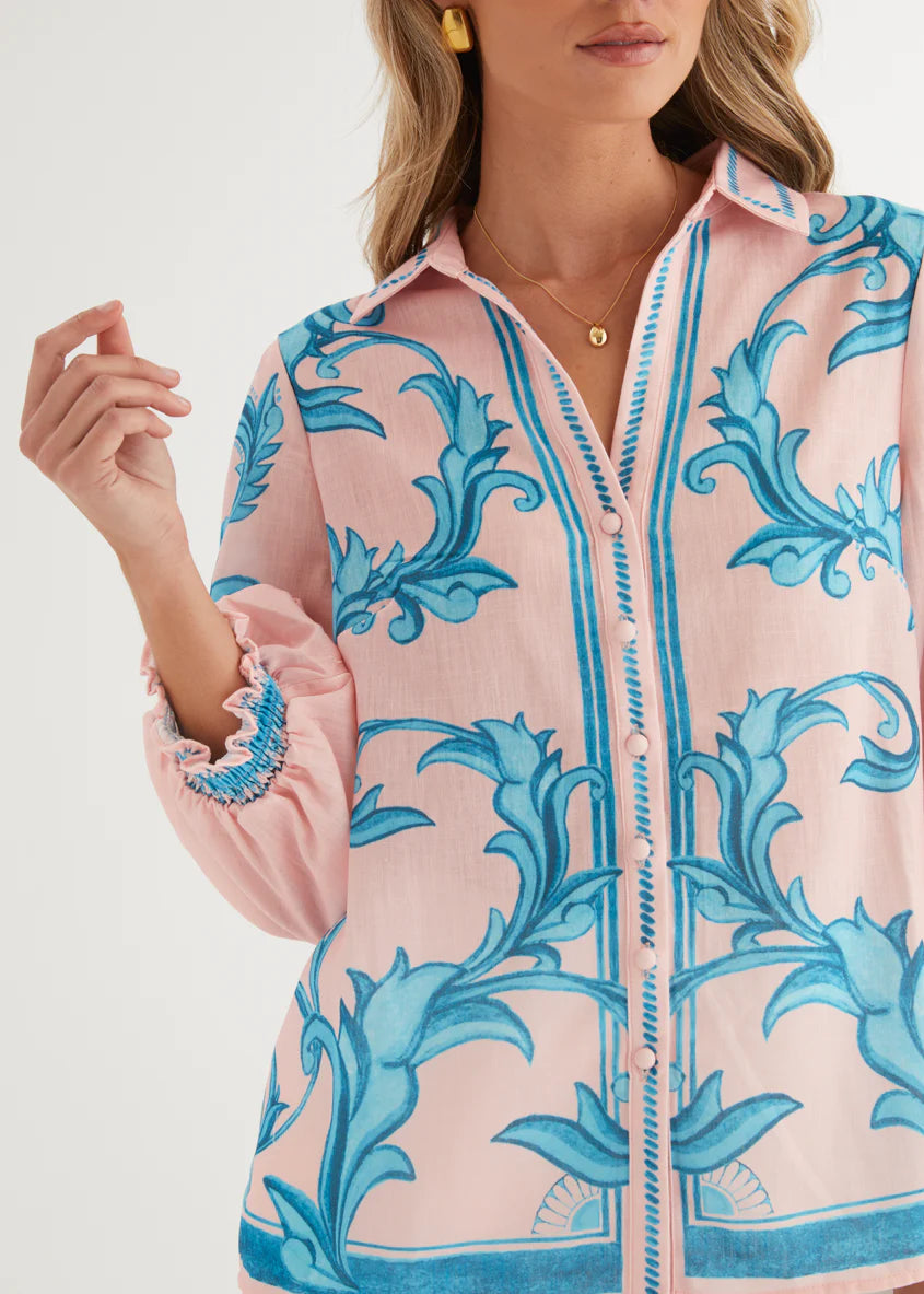 Bailee Shirt - Pink Zayna