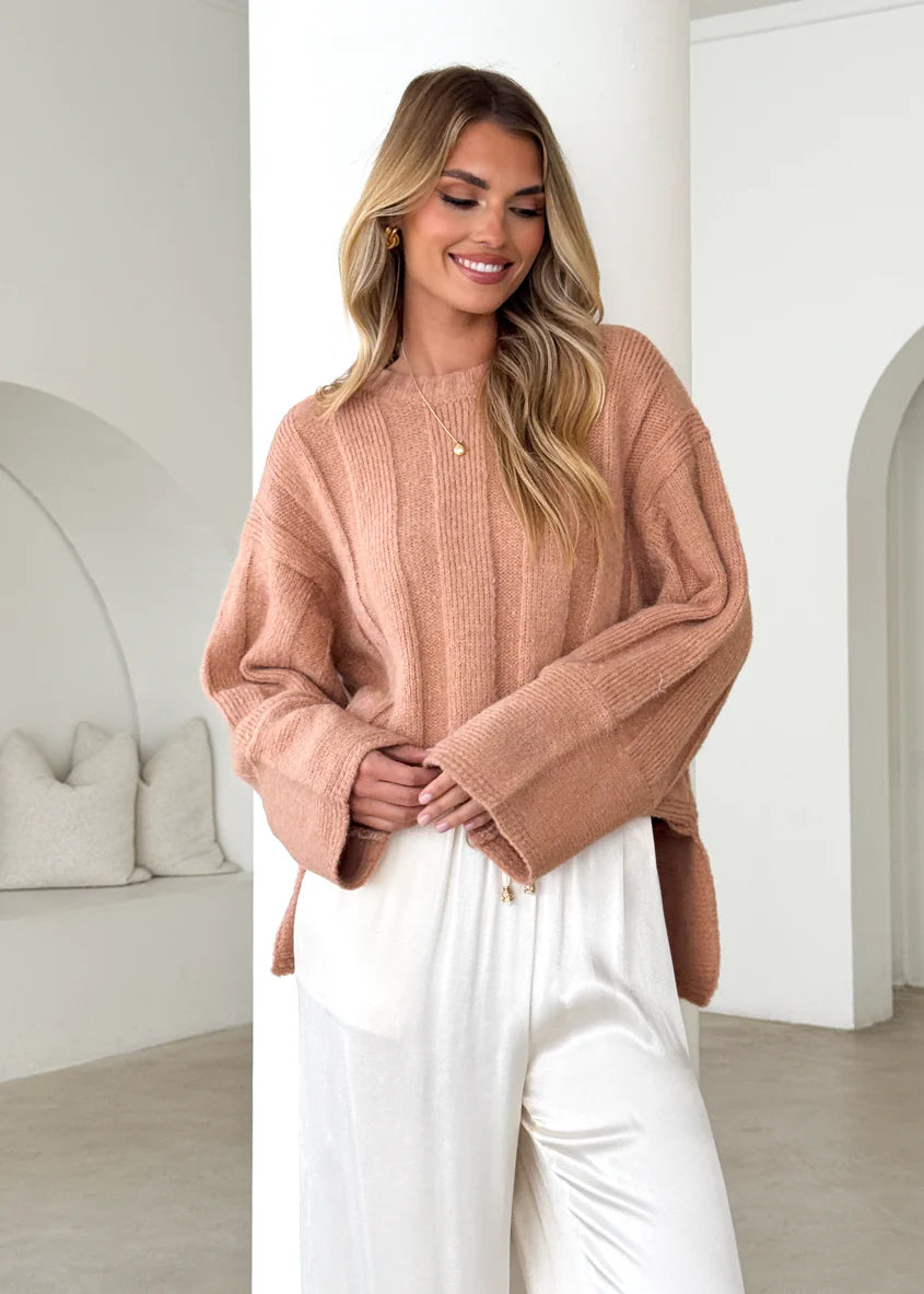 Adnorra Sweater - Rose