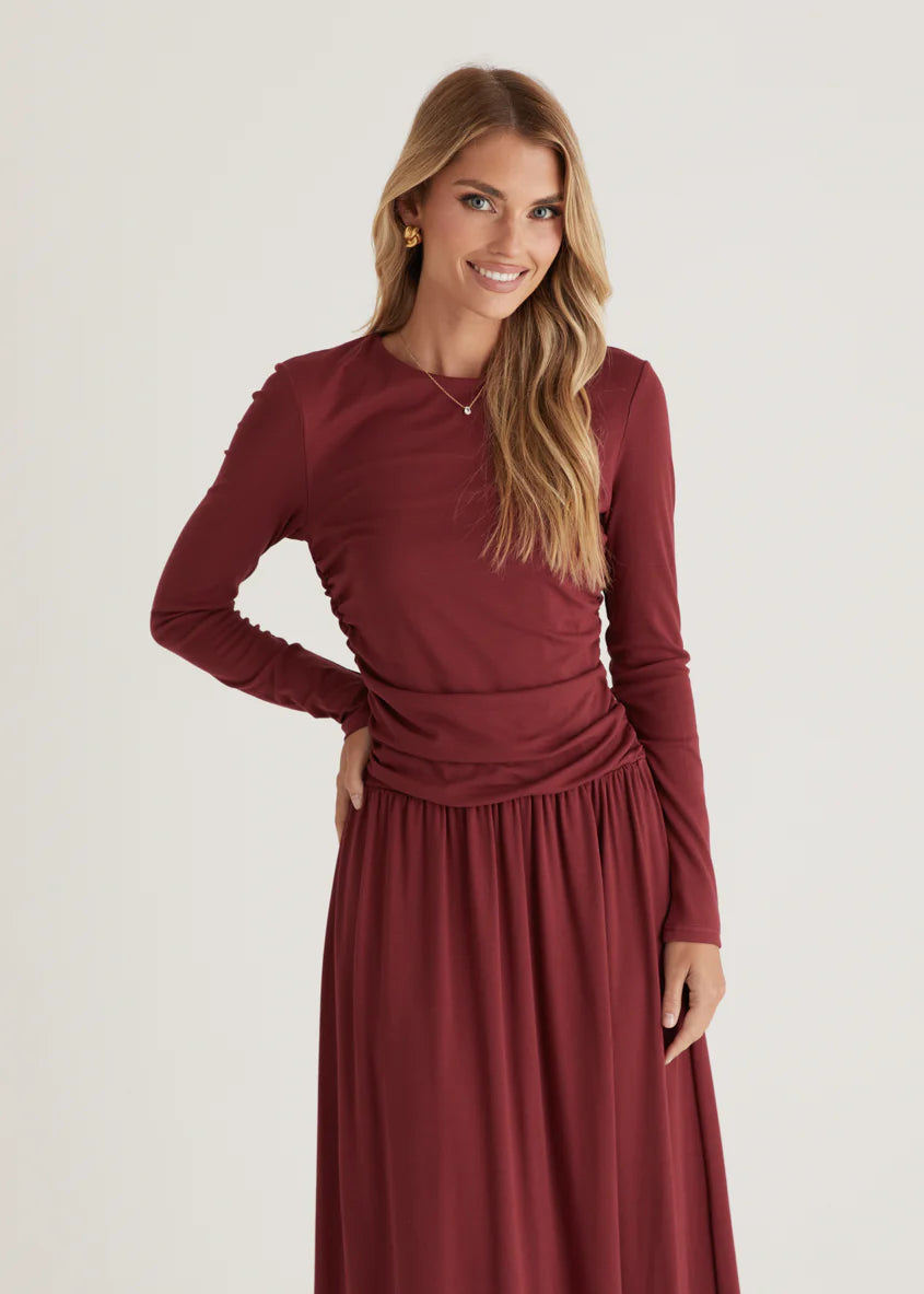 Siobhan Maxi Dress - Wine