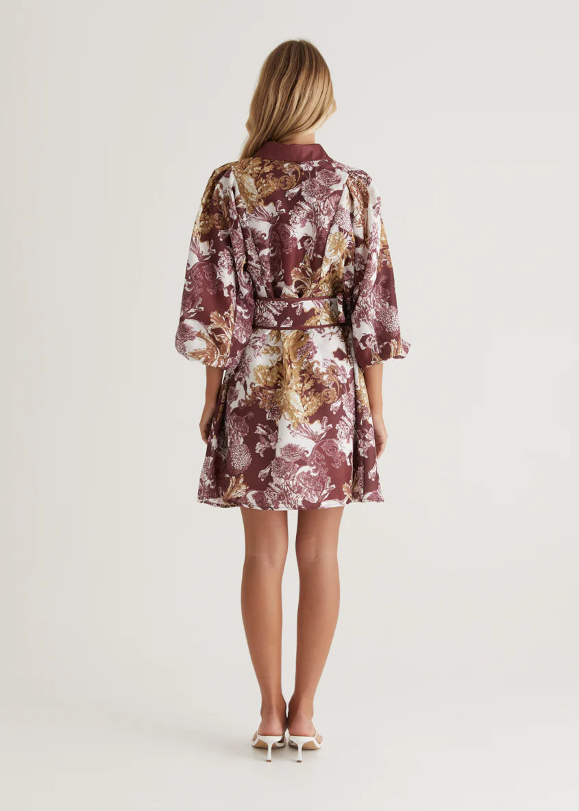 Tavana Dress - Merlot Chateau