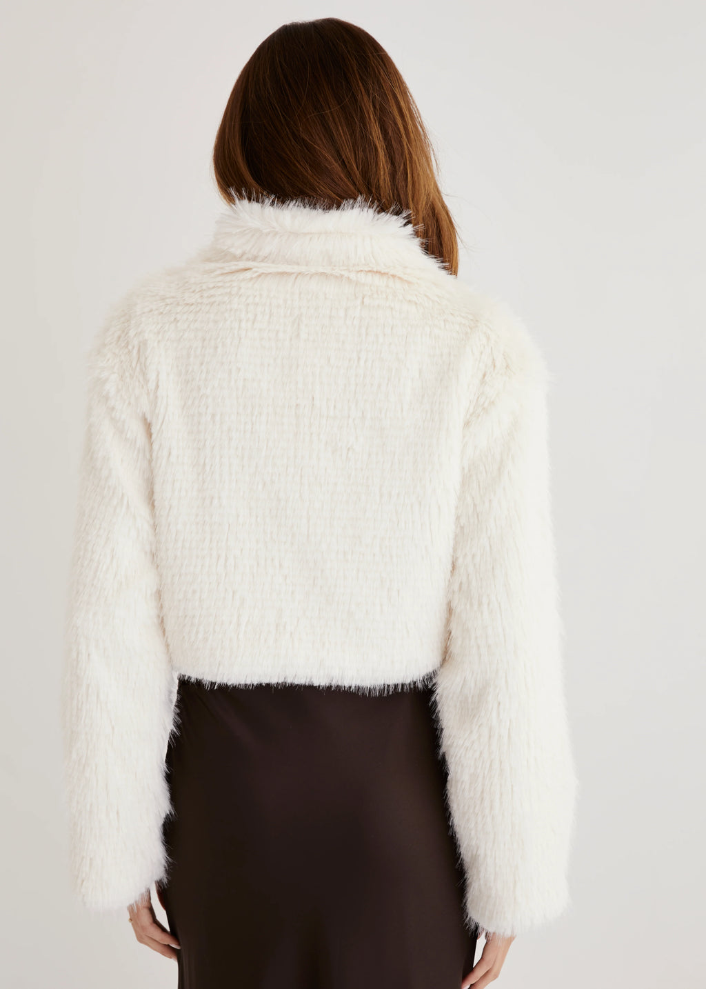 Lush Cropped Jacket - Cream