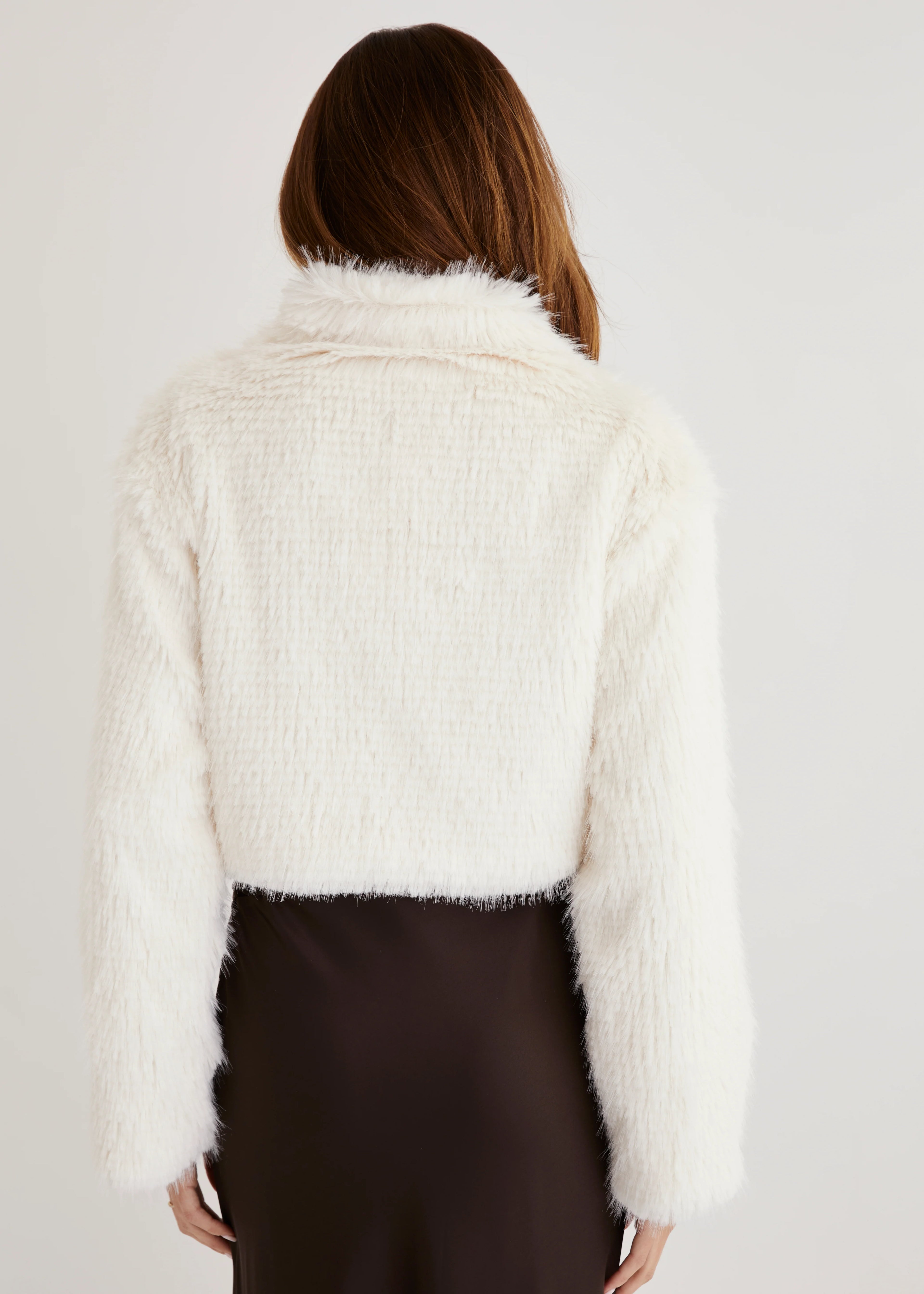 Lush Cropped Jacket - Cream