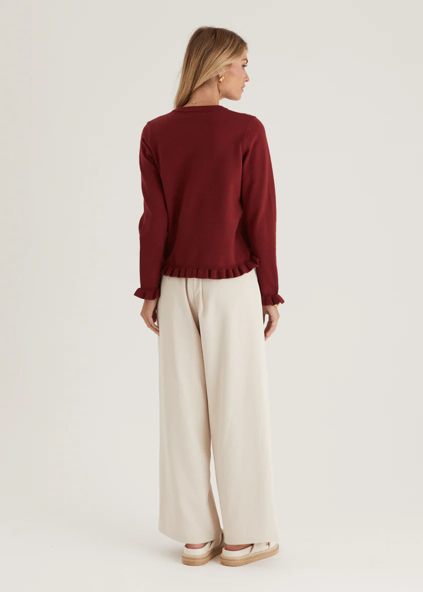 Centennial Sweater - Wine