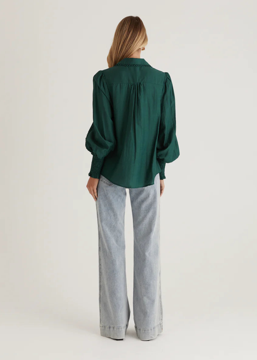 Roxanne Shirt - Emerald