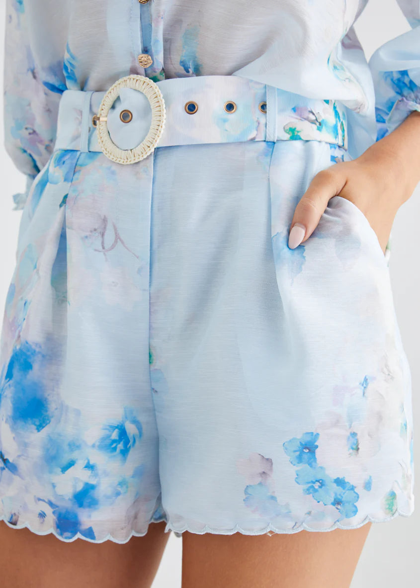 Isobel Shorts - Blue Floral