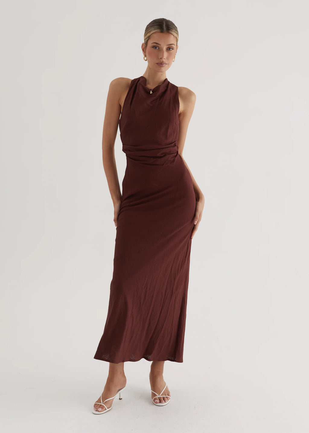 Renata Maxi Dress - Wine