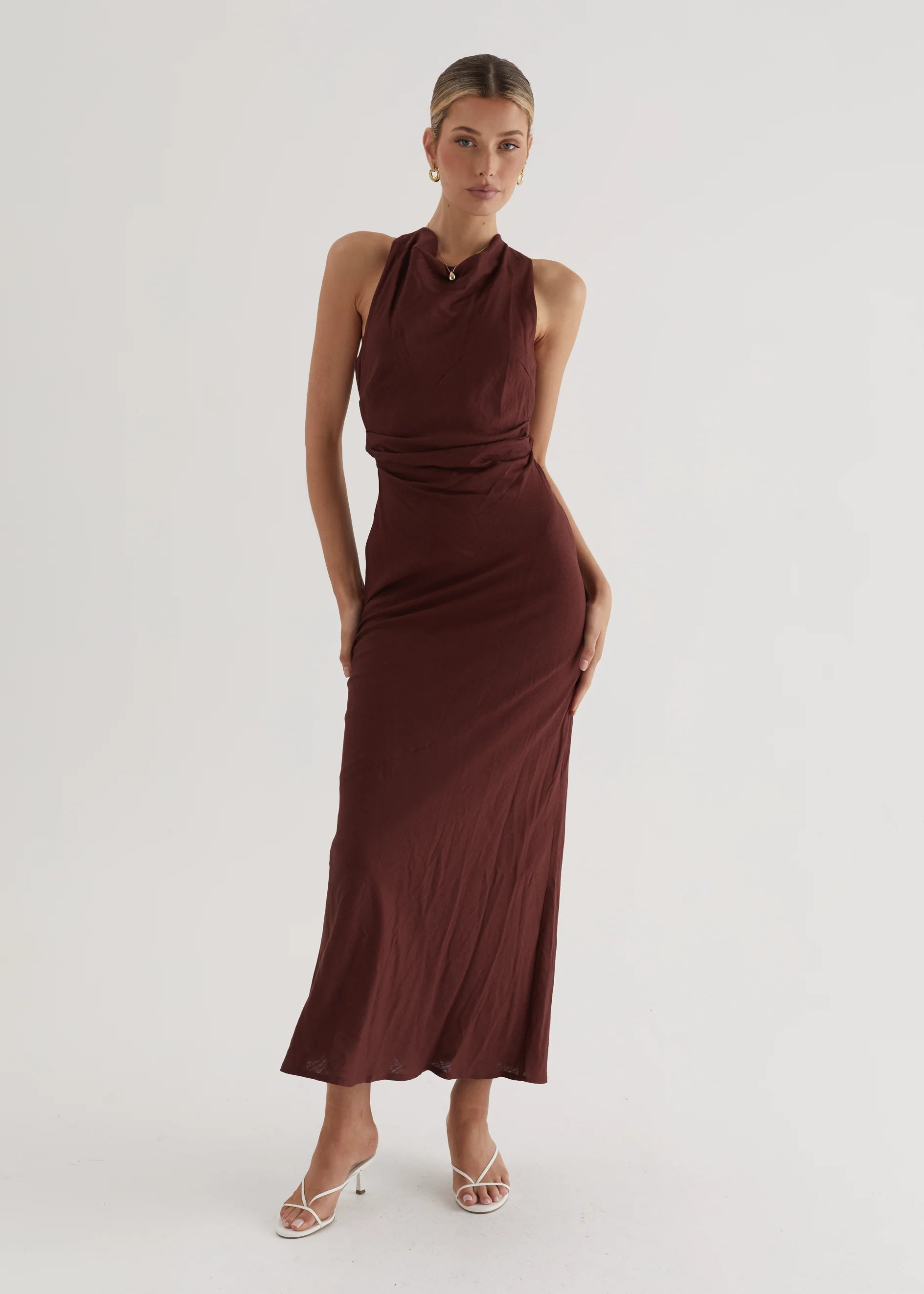 Renata Maxi Dress - Wine