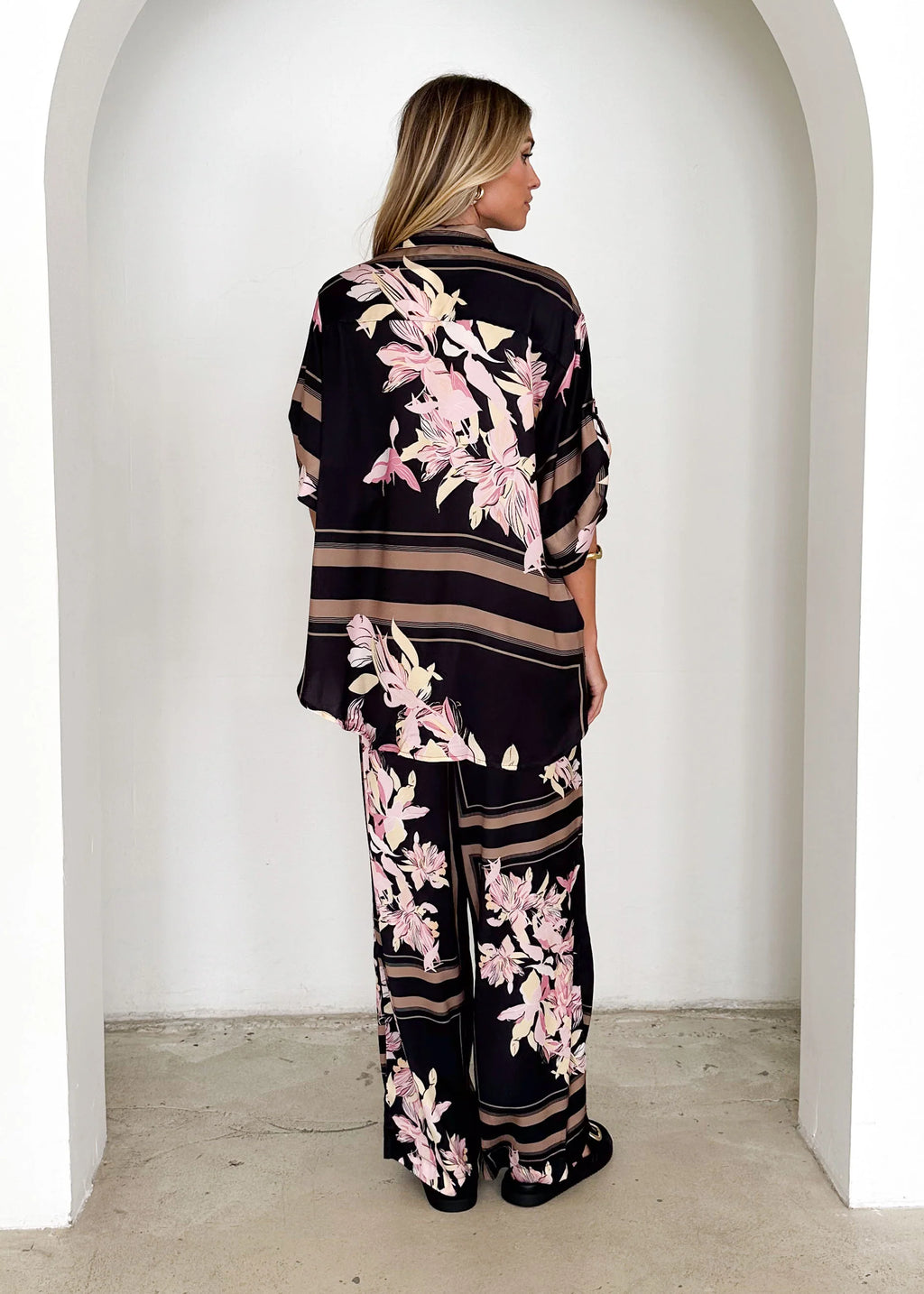 Kaycie Pants - Black Floral
