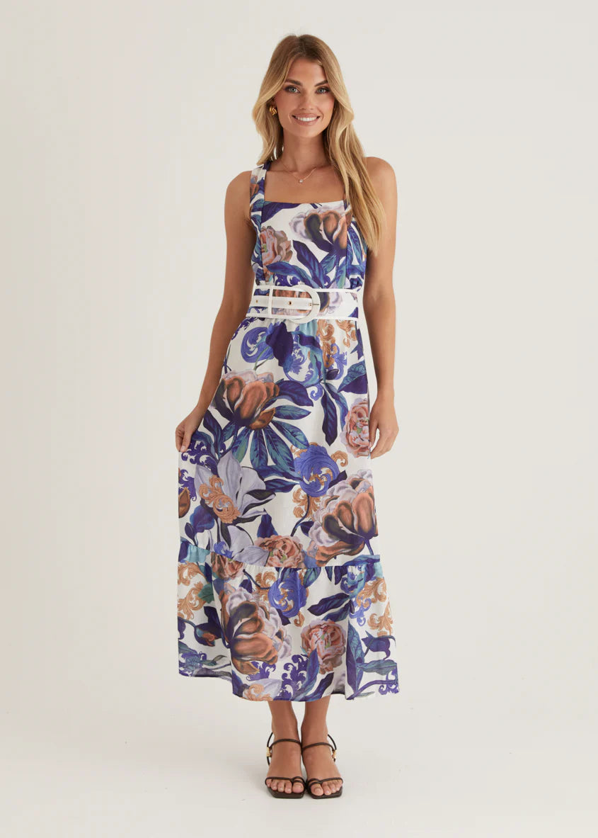 Wisteria Maxi Dress - Donatella Azure