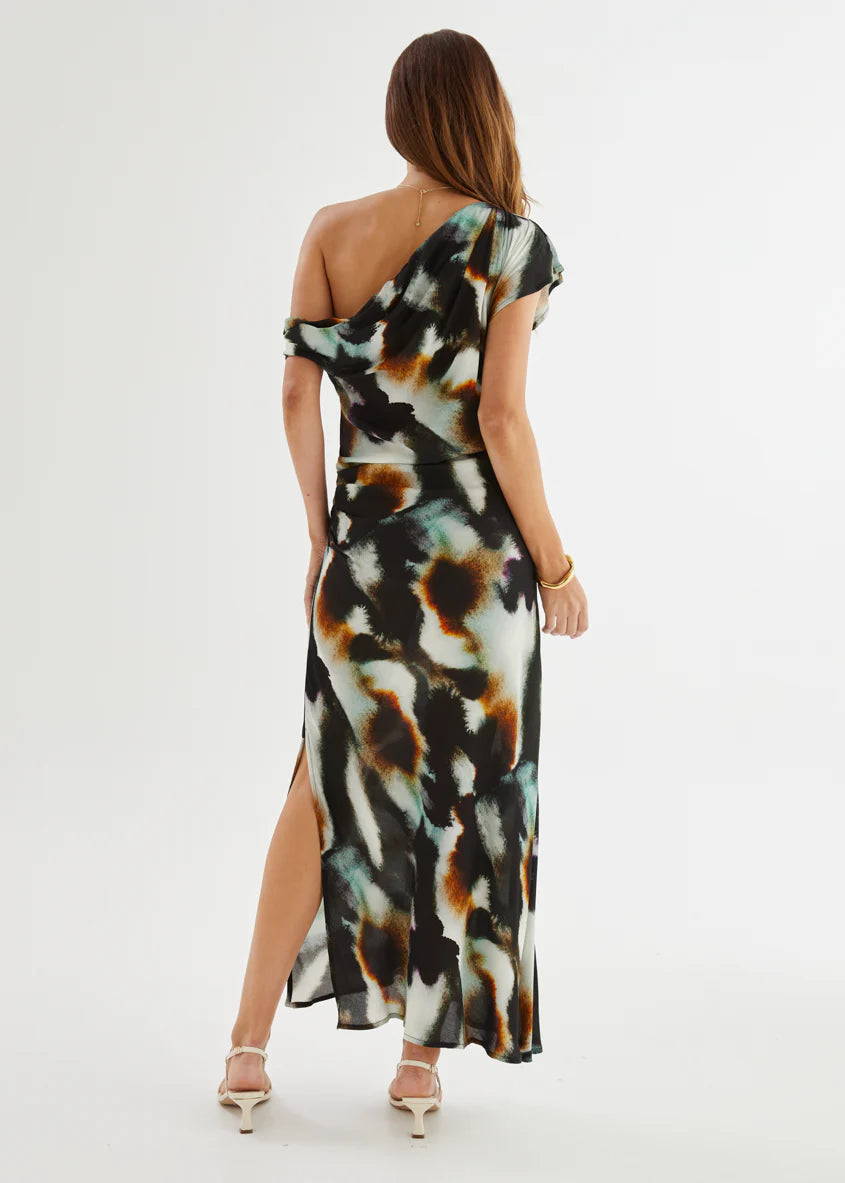 Ryda Drop Shoulder Midi Dress - Hesper