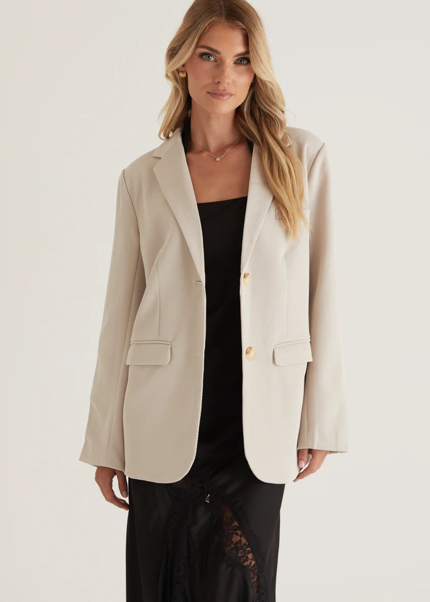 Oliviae Blazer - Bone