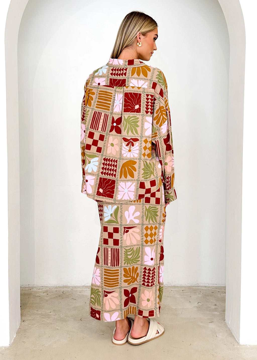 Ninessa Midi Skirt - Lisse Autumn