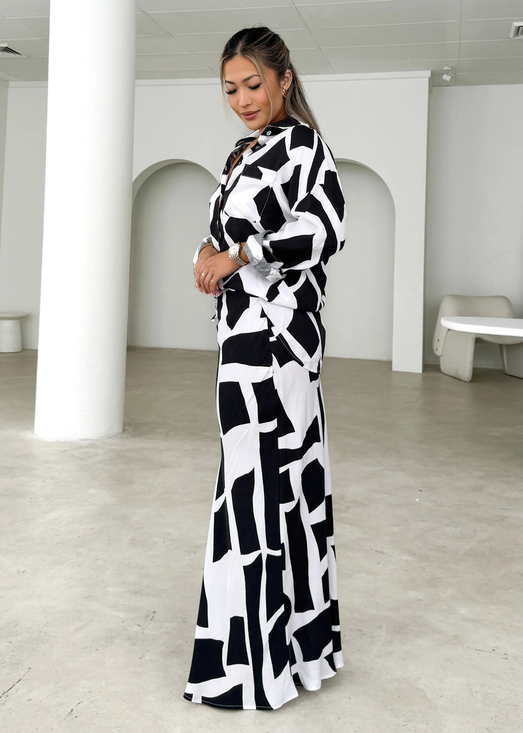 Pips Maxi Skirt - Cayenne