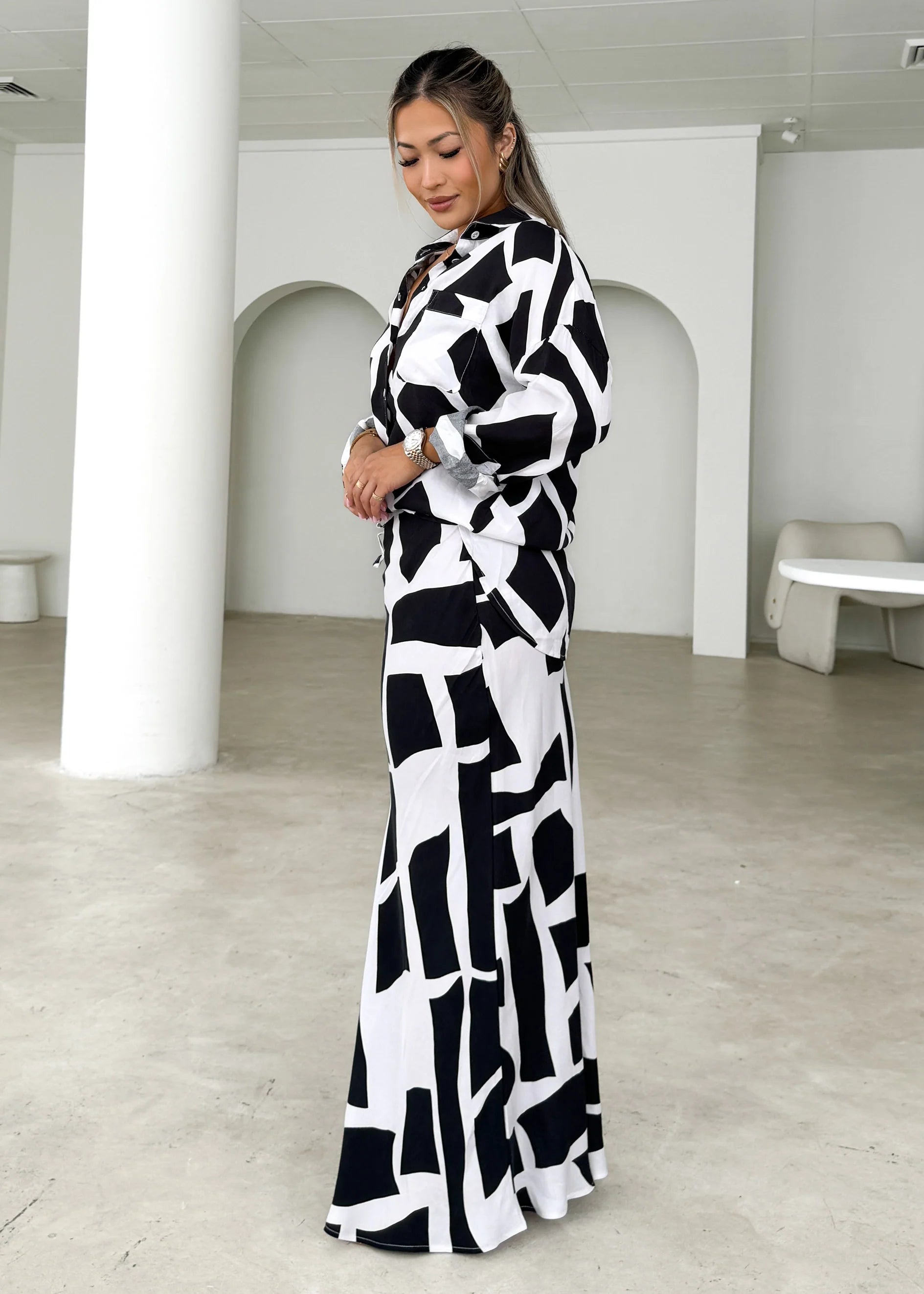 Pips Maxi Skirt - Cayenne