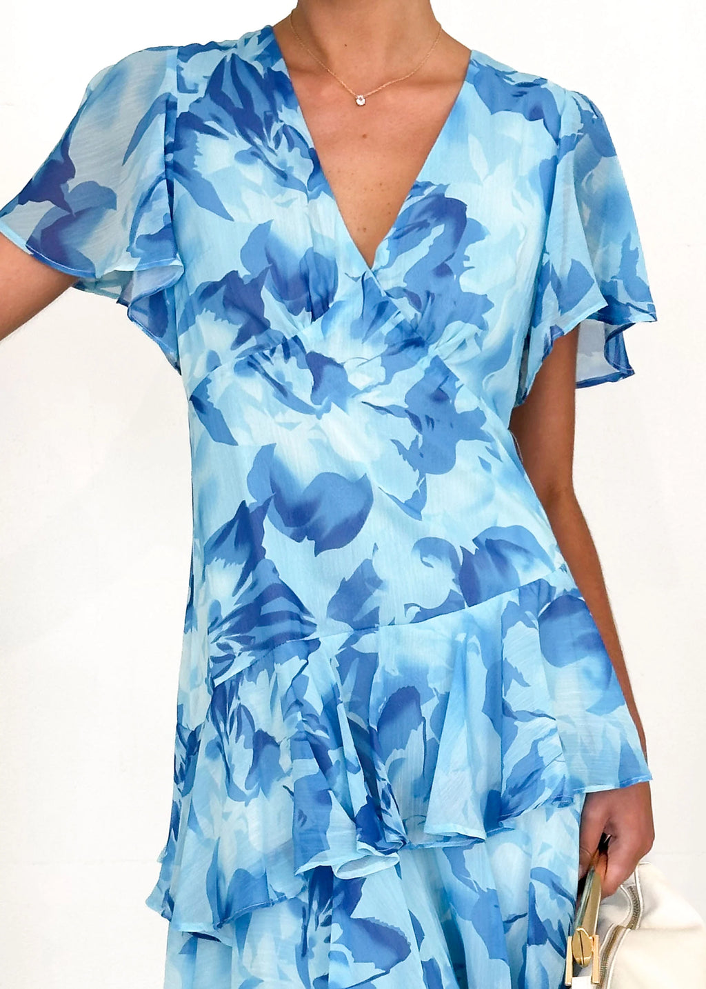 Venezia Maxi Dress - Blue Floral