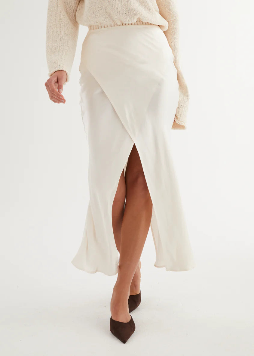 Kutti Midi Skirt - Cream