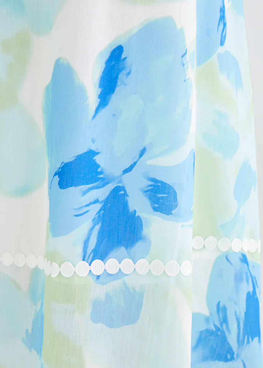 Atlas Maxi Dress - Blue Watercolour