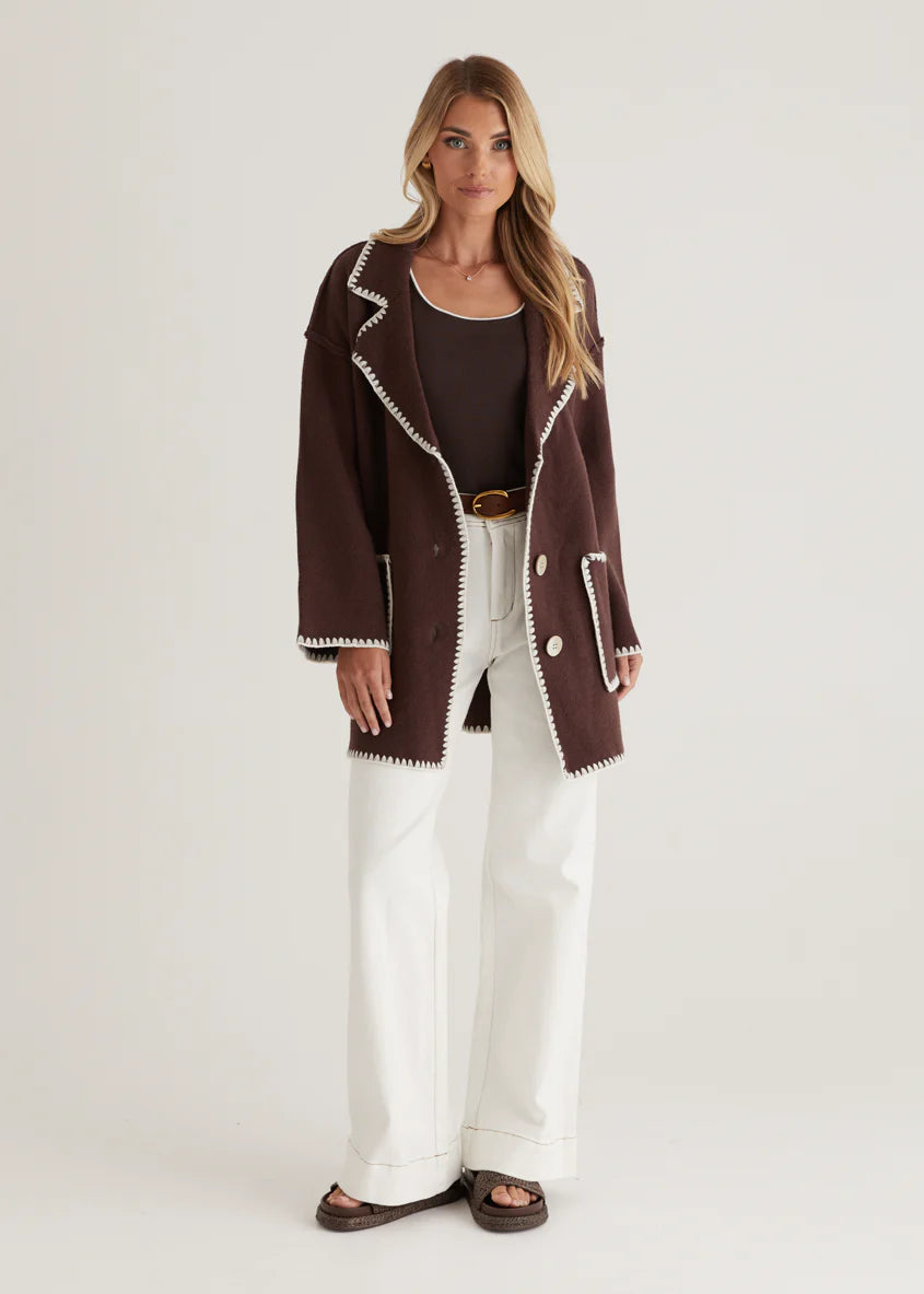 Harlo Cardigan - Espresso