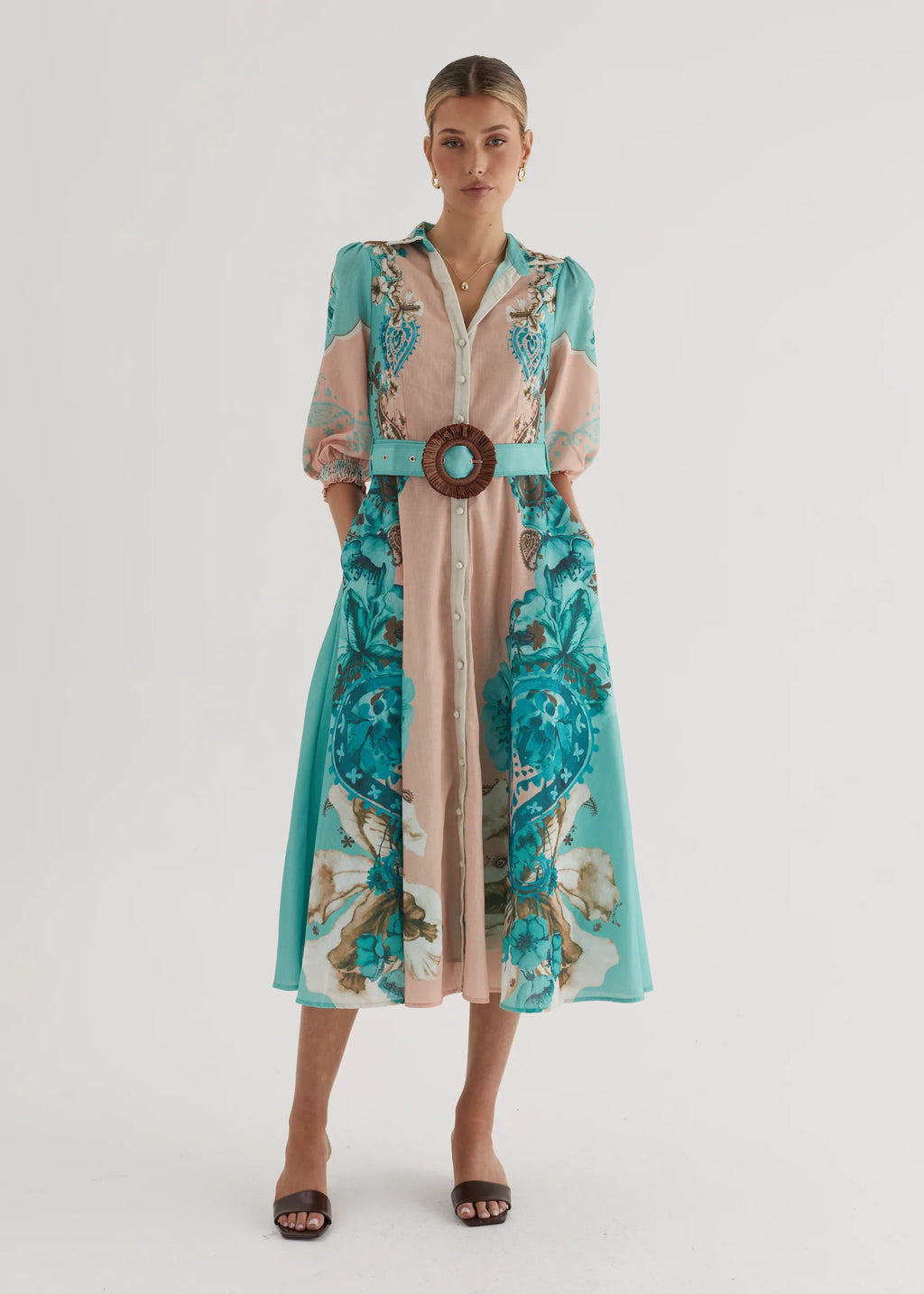 Pip Midi Dress - Willow Floral
