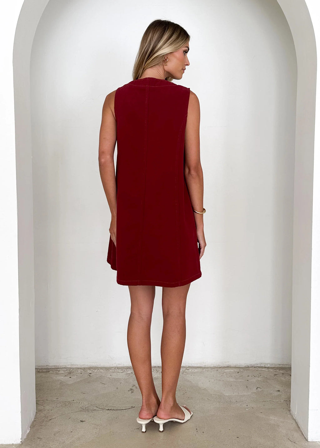 Halluna Dress - Wine