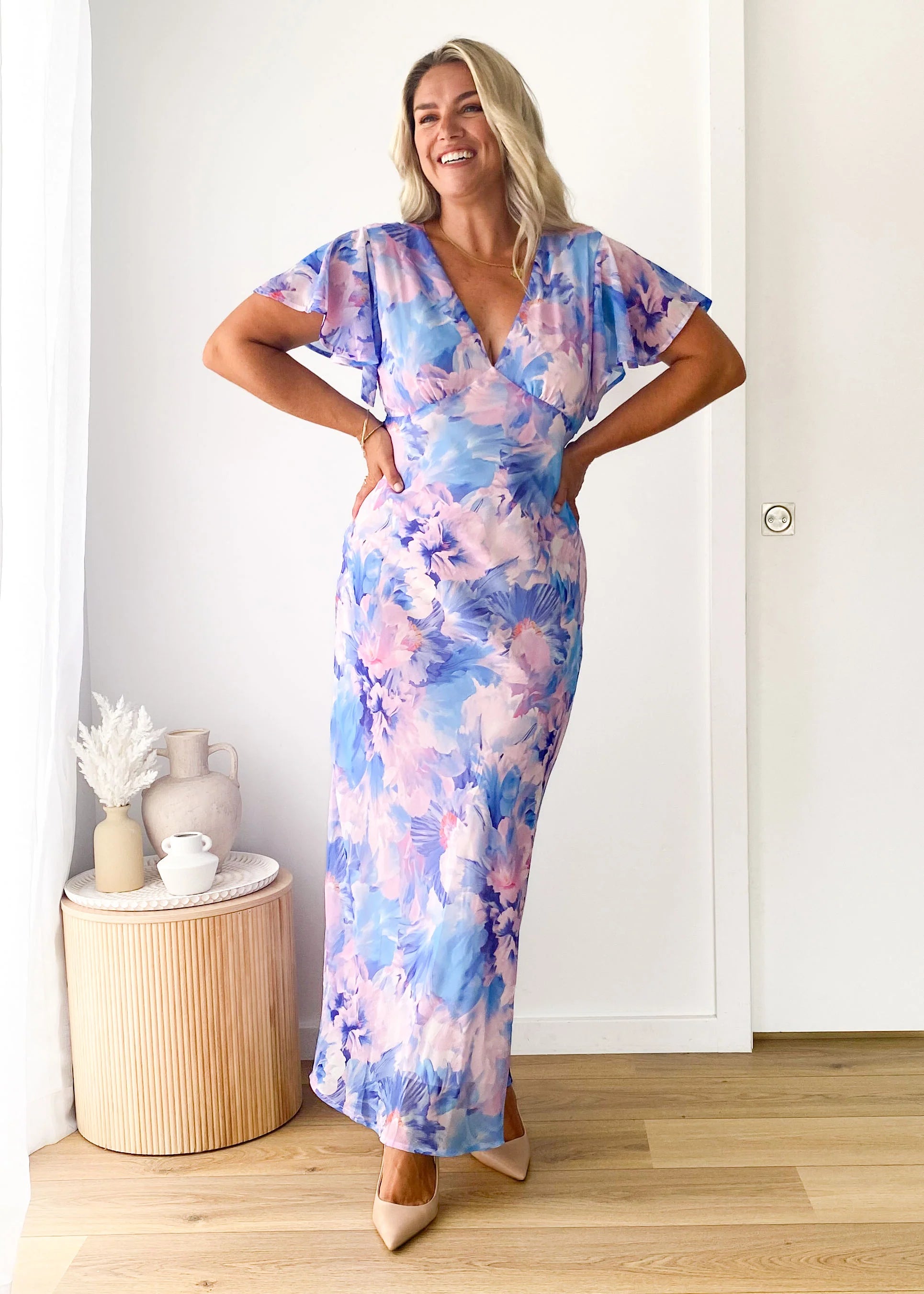 Cabana Maxi Dress - Lavender Ziah