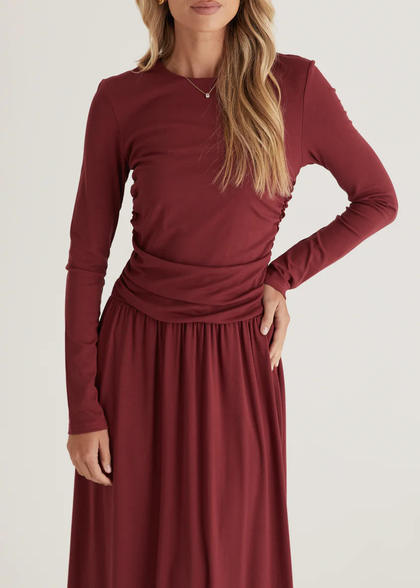 Siobhan Maxi Dress - Wine