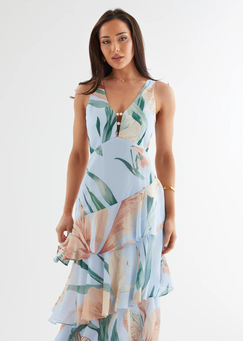 Souline Maxi Dress - Blue Oasis