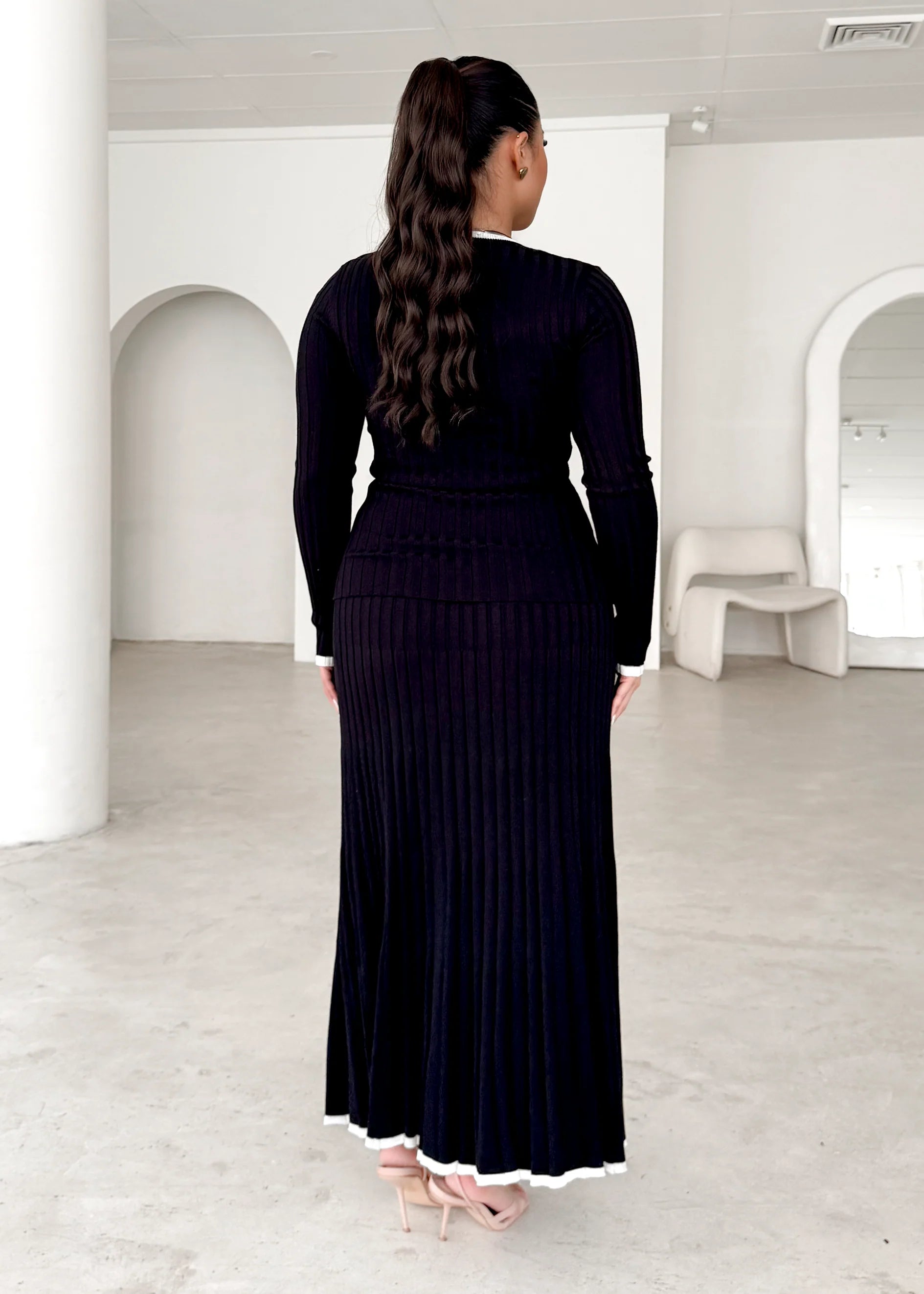 Coogee Knit Top - Black