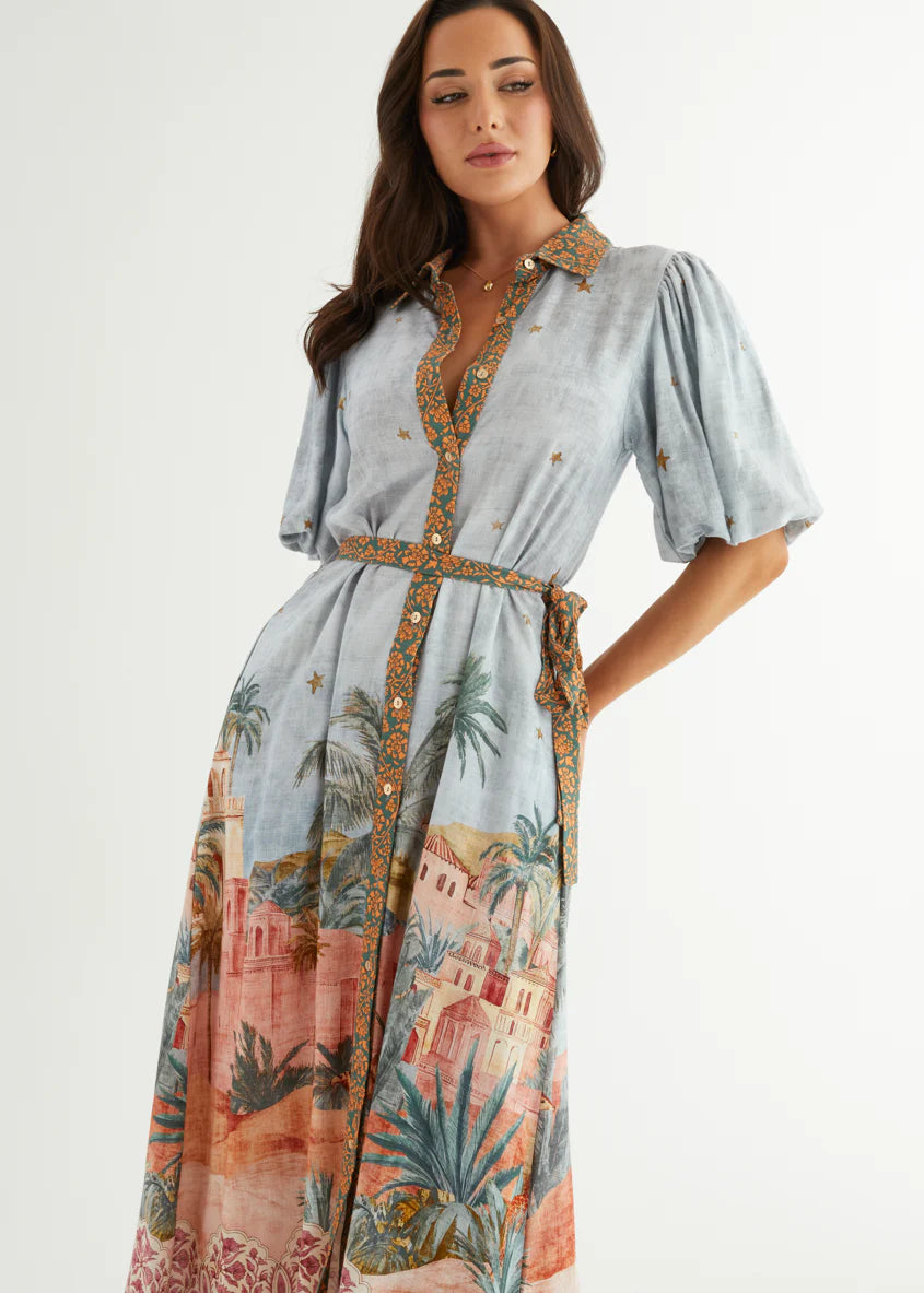 Arabella Maxi Dress - Desert Mirage