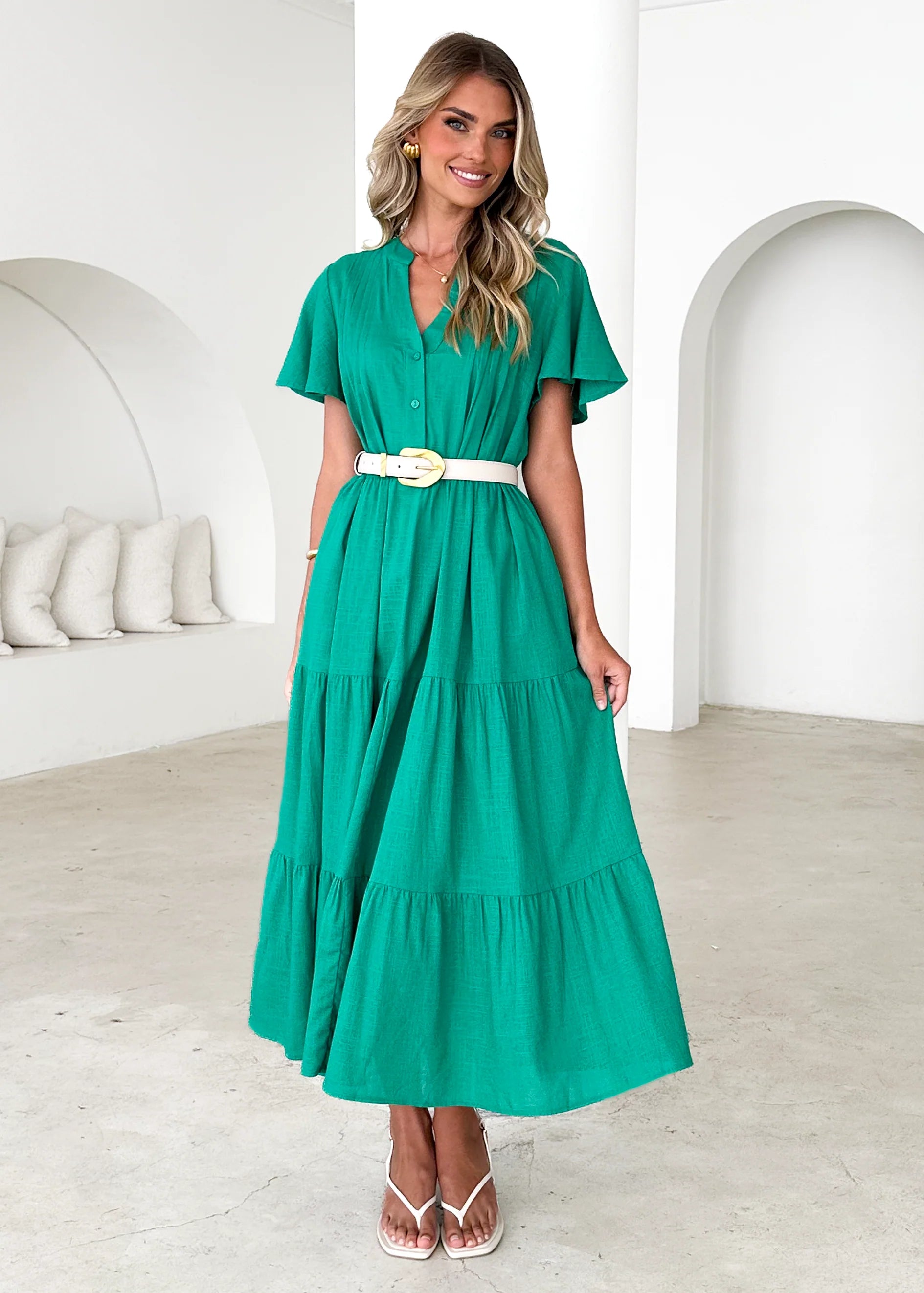 Niaomi Maxi Dress - Green