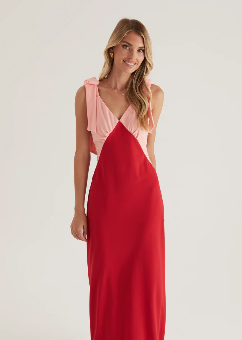 Formation Maxi Dress - Cherry Splice